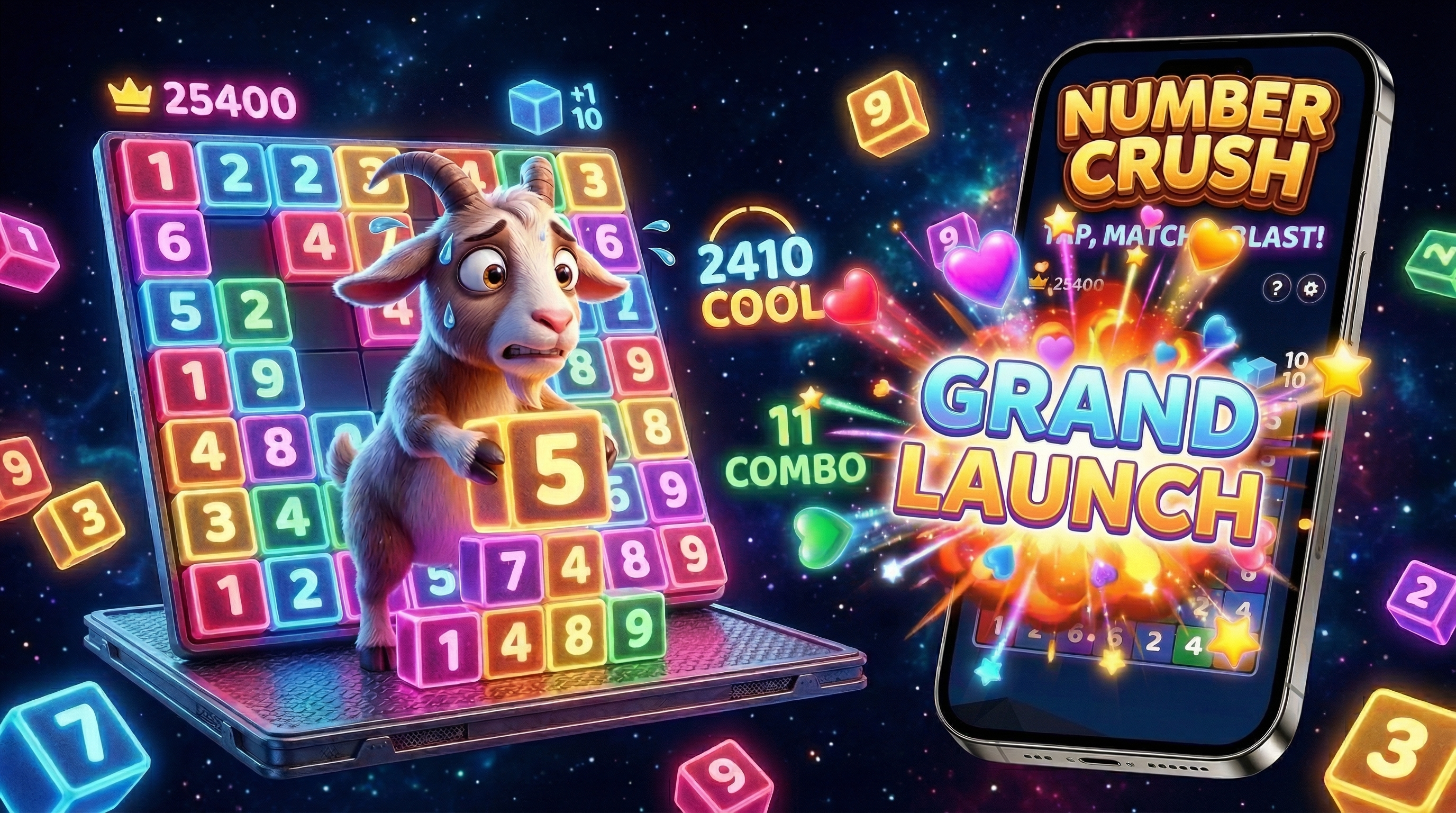 Number Crush Official Banner